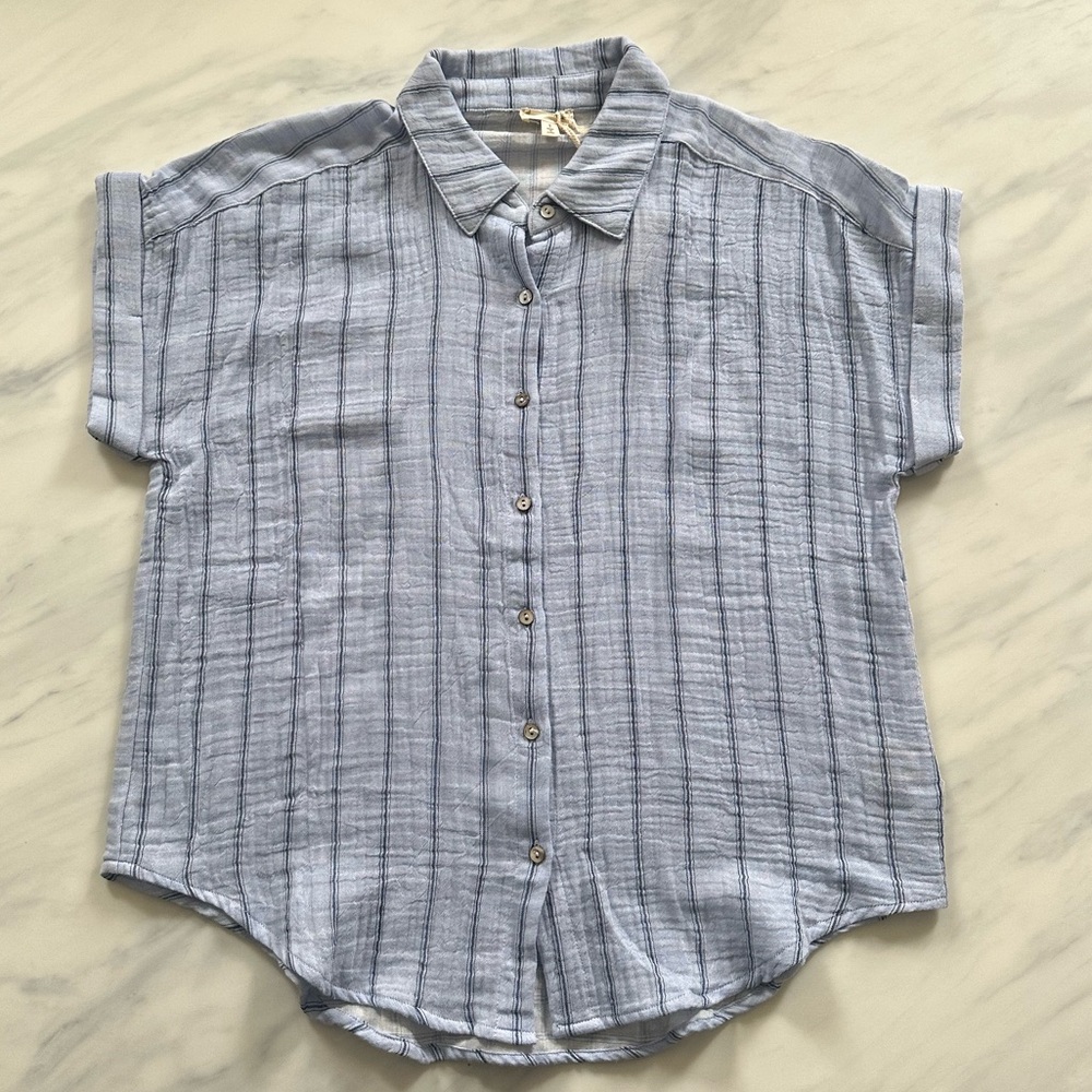 Hem & Thread Blue Button Down Shirt